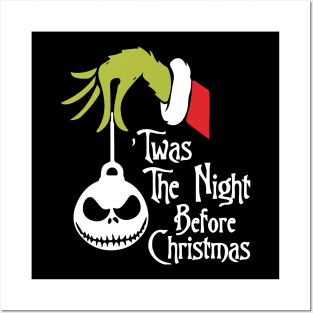 Twas The Night Before Christmas Grinch Posters and Art